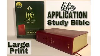 Life Application Study Bible from Tyndale review bible [upl. by Gamali]