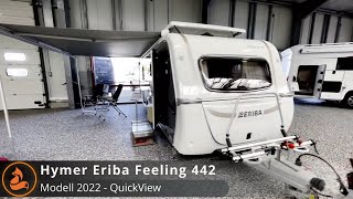 Hymer Eriba Feeling 442  2022 [upl. by Ilanos416]