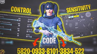 NEW UPDATE 290 😈 BEST SENSITIVITY CODE  CONTROL SETTINGS PUBG MOBILEBGMI  BEST 5 FINGER IPHONE [upl. by Eimrej]