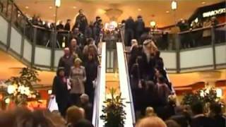 musik flashmob im Einkaufszentrum youngCaritas [upl. by Ainerbas193]