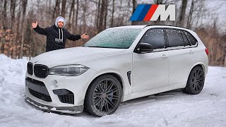 Living With A Straight Piped BMW X5M In Winter CRAZY LOUD EXHAUST [upl. by Naitsirc]