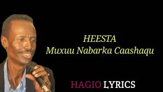 Shay Mire Dacar Heesta Muxuu Nabarka Caashaqu With Lyrics [upl. by Estrellita]