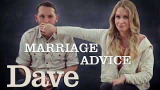 MARRIAGE ADVICE with Jon Richardson and Lucy Beaumont  Meet the Richardsons  Dave [upl. by Philip]