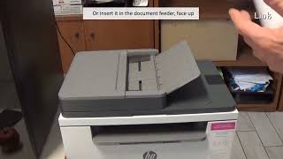 HP Laserjet M234 M233 MFP How to scan a document [upl. by Nivi]