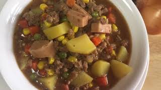 Savoury Minced Beef Recipe with mixed Vegetables  Luncheon Meat  Healthy Meal  Simple and Easy [upl. by Cort]