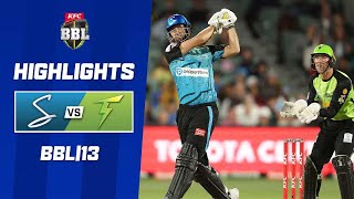 Adelaide Strikers v Sydney Thunder  BBL13 [upl. by Ycaj671]