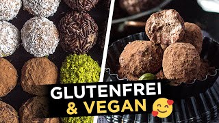 Vegane amp Glutenfreie Rumkugeln  schnell amp einfach gemacht [upl. by Ayalahs326]