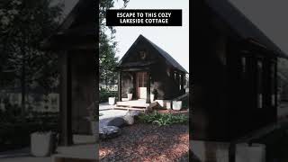 Escape to a cozy cottage by the lake🌲🏞️☀️ shorts houseplan cottage lakehouse [upl. by Erma]