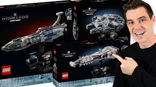 LEAKED LEGO Star Wars 2024 MIDISCALE SETS Invisible Hand Millennium Falcon amp Tantive IV [upl. by Inus]