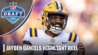 Jayden Daniels Highlight Reel Washington Commanders select LSU QB with 2nd pick  2024 NFL Draft [upl. by Nairot593]