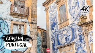 A Melhor Cidade do Interior de Portugal  Covilhã quotCIDADE NEVEquot Walking Tour 4K [upl. by Hcir]