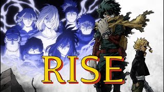 「Rise」 My Hero Academia Season 6 Dark Hero Arc AMV [upl. by Nillor]