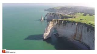 La Normandie vue du ciel  Etretat [upl. by Nivri]