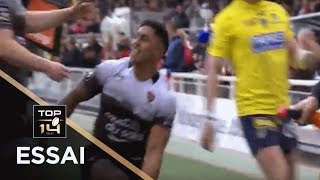 TOP 14  Essai Malakai FEKITOA 1 RCT  Toulon  Clermont  J22  Saison 20172018 [upl. by Eiramoj263]