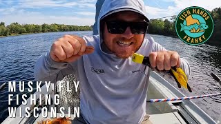 Musky Fly Fishing Wisconsin [upl. by Fendig]