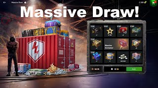 Massive Draw WoT Blitz  Hunt for Free Tanks 100K Gold Premium Avatars 10 accounts x3 spins [upl. by Amairam248]