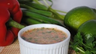 COLOMBIAN AJÍ PICANTE  How To Make Colombian Hot Sauce  SyS [upl. by Anitsyrhk]