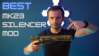 Best AIRSOFT MK23 SILENCER MOD YOU NEED TO SEE THIS [upl. by Atterys]