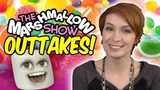 The Marshmallow Show 2 Felicia Day OUTTAKES [upl. by Pentha995]