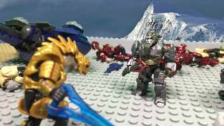 Arbiter VS Atriox Halo Mega Bloks Stop Motion [upl. by Irby]