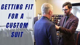 Daniel George Menswear  Part 1 Getting Measured [upl. by Astiram]