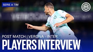 HELLAS VERONA 06 INTER  PLAYERS INTERVIEW 🎙️⚫🔵 [upl. by Dnalloh]