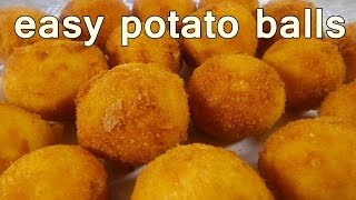 Crispy Potato Balls recipe  The Ultimate Easy Snack  Deliciously Golden amp Irresistible [upl. by Uphemia]