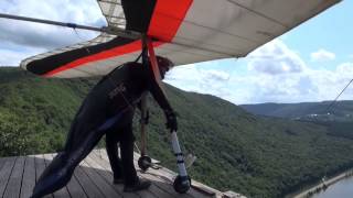 HochwaldKliniken Weiskirchen Saarland Germany Saarschleife Hamm Drachenflieger T19e [upl. by Htbazile]