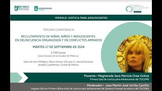 quotRECLUTAMIENTO DE NIÑAS NIÑOS Y ADOLESCENTES EN DELINCUENCIA ORGANIZADA Y EN CONFLICTOS ARMADOSquot [upl. by Pettifer]