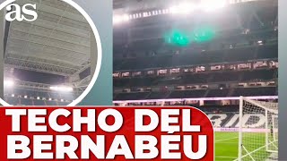 TECHO CERRADO del SANTIAGO BERNABÉU para el REAL MADRID  VILLARREAL HOY [upl. by Alamac]