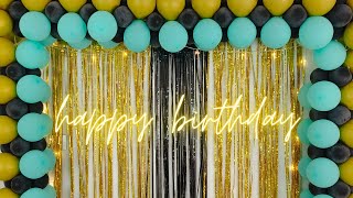 Birthday Decoration Ideas At Home  Balloon Decoration Ideas [upl. by Assille]