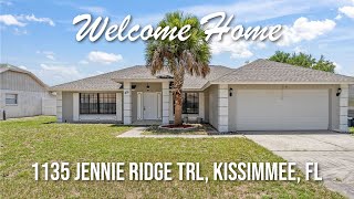 Homes For Sale in Kissimmee FL Home for sale at 1135 Jennie Ridge Trail Kissimmee FL 34747 [upl. by Aitnwahs]