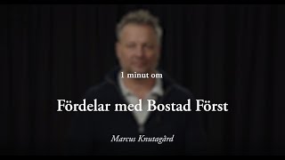 1 min om Fördelar med Bostad Först [upl. by Ann-Marie]