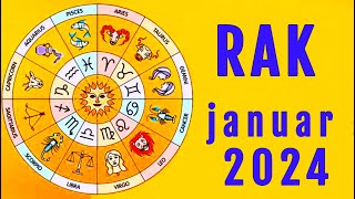 RAK  Horoskop za JANUAR 2024 [upl. by Eirene]