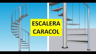 ✅ COMO DISEÑAR UNA ESCALERA CARACOL 🐌  CASO REAL [upl. by Waly72]