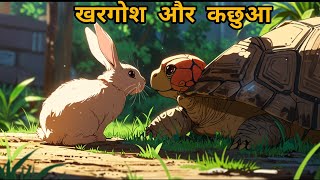 खरगोश और कछुआHindi kahaniyaRabbit and Tortoise 3D Hindi stories for kids [upl. by Eilrahc920]