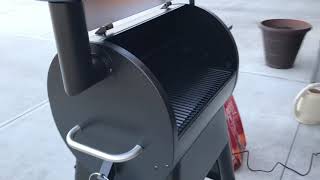 Traeger Grill Pro 575 Review of Start Up and PreBurn [upl. by Ataliah619]