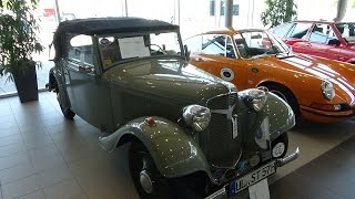 1935  Adler Trumpf Cabrio  Technorama Ulm 2016 [upl. by Navetse]