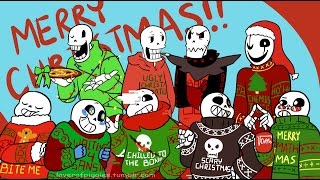 Christmas Party AU Movie Undertale Comic Dub [upl. by Carin]