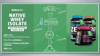 What is Native Whey Isolate  BioTechUSA [upl. by Assina]