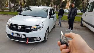 2019 DACIA SANDERO HARARET GÖSTERGESİ Gündüz Kadran Aydınlt YOL BİLGİSAYARI ALARM Fabrika Kapalı [upl. by Urdna756]