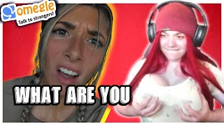 Fake Girl MESSES WITH STRANGERS OMEGLE VOICE TROLLING [upl. by Lemmueu]