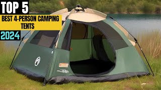 TOP 5 Best 4Person Camping Tents of 2024 [upl. by Feliza]