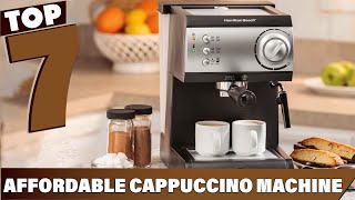 Discover the 7 Best Cappuccino Machines on a Budget [upl. by Analra]