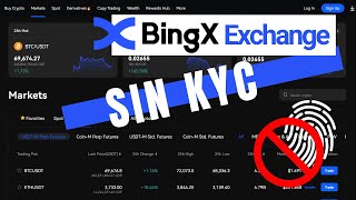 Bingx Exchange SIN KYC como crear una cuenta y configuracion de seguridad [upl. by Enyaht]