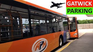 Gatwick Airport Parking Long Stay  APH Park and Ride How to get there and How to Exit [upl. by Berlin]