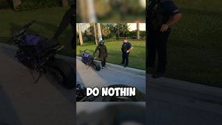 Biker Pulled Over By Cops For THIS shorts [upl. by Goth]