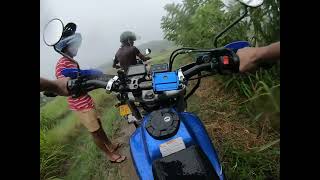 OffRoad Yamaha TW200 in the rain [upl. by Yhtamit]