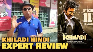 Khiladi Movie EXPERT REVIEW By Vijay Ji  Mass Maharaja Ravi Teja  Hindi Dubbed  Tollywood Film [upl. by Gignac]