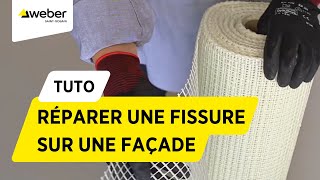 Comment réparer une fissure sur une façade   Weber [upl. by Wesla253]